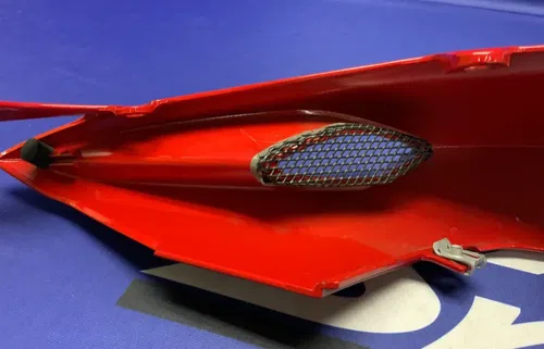 MV Agusta Left Side Tail Panel (Red) F3R/RR 2021, 2023 OEM 8000C9625