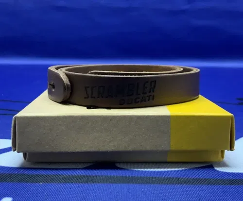 Ducati Head Logo Leather Bracelet 987691860