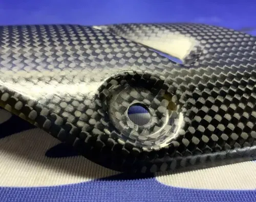 Ducati Exhaust Carbon Heat Shield Diavel/S 2016-2020 OEM 96980801A