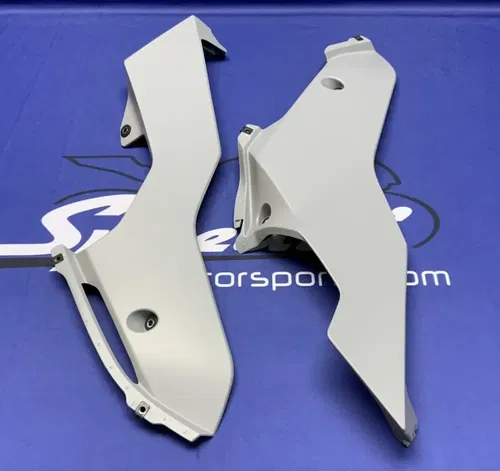 Yamaha Left & Right Lower Fairing Set (Gray) YZF-R6 2017-24 OEM BN6-28385-00-P4