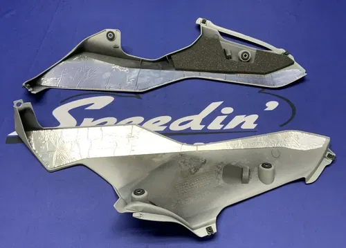 Yamaha Left & Right Lower Fairing Set (Gray) YZF-R6 2017-24 OEM BN6-28385-00-P4