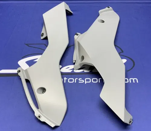 Yamaha Left & Right Lower Fairing Set (Gray) YZF-R6 2017-24 OEM BN6-28385-00-P4