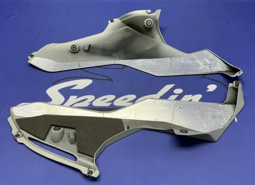 Yamaha Left & Right Lower Fairing Set (Gray) YZF-R6 2017-24 OEM BN6-28385-00-P4
