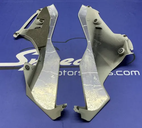 Yamaha Left & Right Lower Fairing Set (Gray) YZF-R6 2017-24 OEM BN6-28385-00-P4