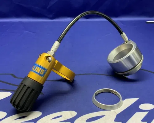 Ohlins Pre Load Adjuster 48mm Shock Body, 50mm Reservoir Clamp