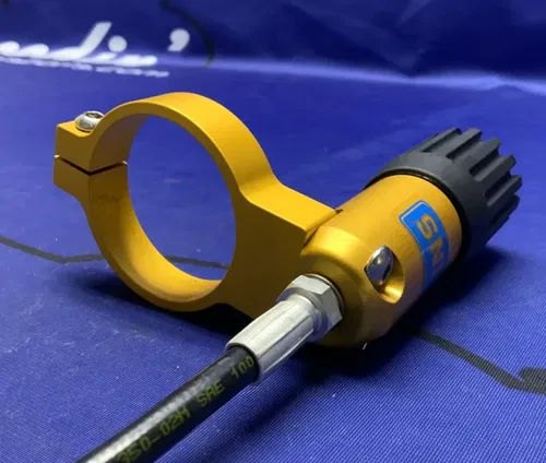 Ohlins Pre Load Adjuster 48mm Shock Body, 50mm Reservoir Clamp