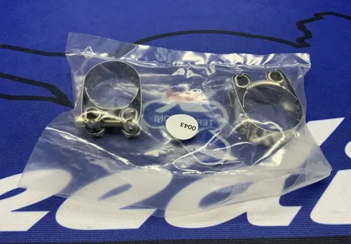 Ducati Homologated Muffler Hardware W/ Clamps Scrambler 2015-2016 OEM 96480741A