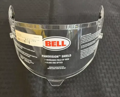 Bell Helmets Clear Panovision Shield W/ Tear Off Posts Star 2016 and Newer
