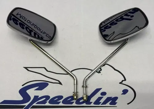 Custom Styled Standard Stamped Steel Mirror Set 91879-82T, 91894-82T