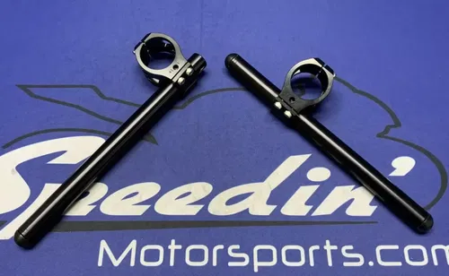 Driven Racing Standard Clip-On Handle Bar Set Left & Right (Black) 41mm DCLO-41