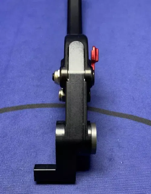 CRG RC2 Brake Lever Standard Black & Red Hypermotard 2007-2008 2RB-513-T-B