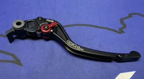CRG RC2 Brake Lever Standard Black & Red Hypermotard 2007-2008 2RB-513-T-B