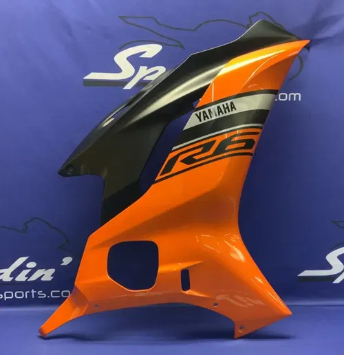 Yamaha Right Complete Fairing (Orange) YZF-R6 2017-2024 OEM BN6-W283V-B0-P4