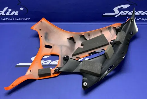 Yamaha Right Complete Fairing (Orange) YZF-R6 2017-2024 OEM BN6-W283V-B0-P4