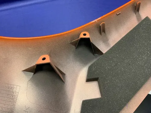 Yamaha Right Complete Fairing (Orange) YZF-R6 2017-2024 OEM BN6-W283V-B0-P4