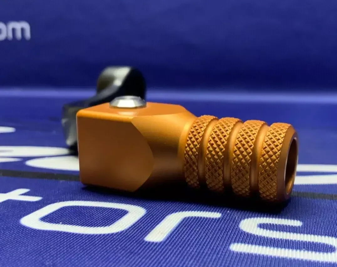 Hammer Head Offset Forged Shift Lever Black & Orange 125SX 2017-2022 11-0569