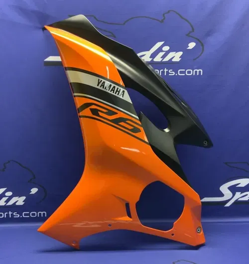 Yamaha Left Complete Fairing (Orange) YZF-R6 2017-2024 OEM BN6-W283U-B0-P4