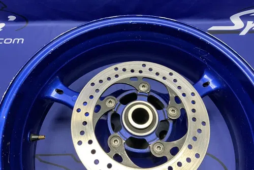 Suzuki Rear Wheel W/ Brake Rotor (Blue) GSXR 600/750 2006-07 OEM 64111-01H00-YLY