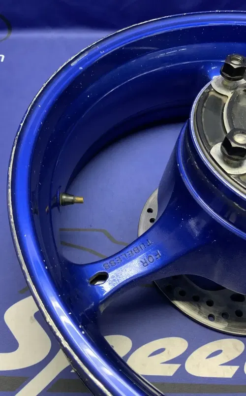 Suzuki Rear Wheel W/ Brake Rotor (Blue) GSXR 600/750 2006-07 OEM 64111-01H00-YLY