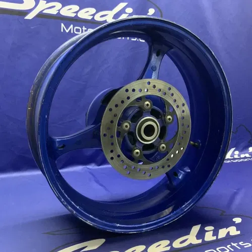 Suzuki Rear Wheel W/ Brake Rotor (Blue) GSXR 600/750 2006-07 OEM 64111-01H00-YLY