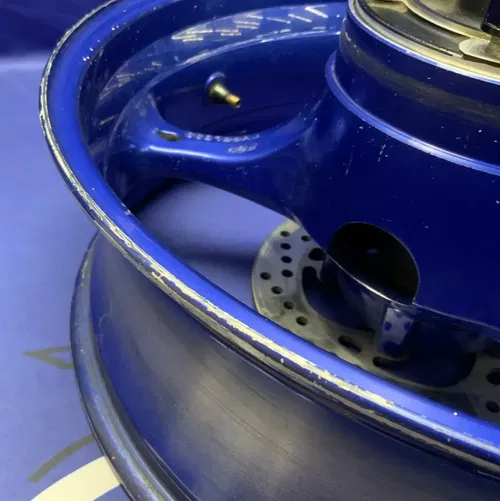 Suzuki Rear Wheel W/ Brake Rotor (Blue) GSXR 600/750 2006-07 OEM 64111-01H00-YLY
