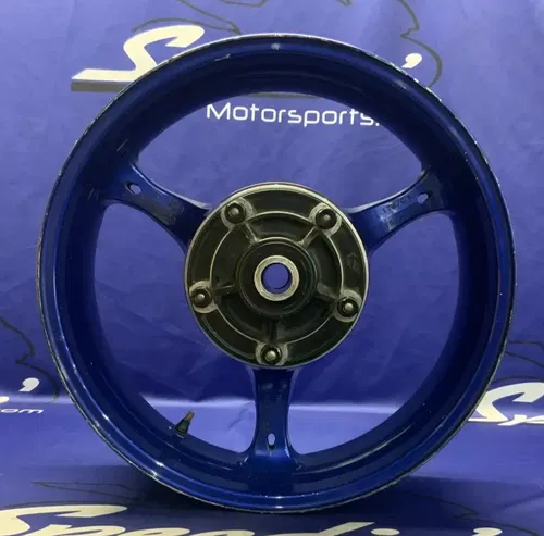 Suzuki Rear Wheel W/ Brake Rotor (Blue) GSXR 600/750 2006-07 OEM 64111-01H00-YLY