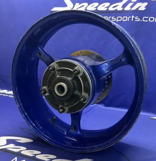 Suzuki Rear Wheel W/ Brake Rotor (Blue) GSXR 600/750 2006-07 OEM 64111-01H00-YLY