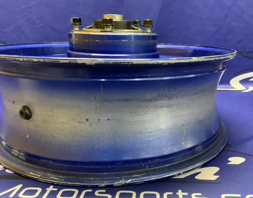 Suzuki Rear Wheel W/ Brake Rotor (Blue) GSXR 600/750 2006-07 OEM 64111-01H00-YLY