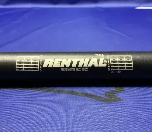 Renthal 7/8" Road Bars High Bend (Black) 756-01-BK 800624