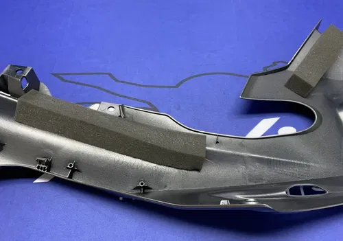 Yamaha Left Upper Fairing (Dark Gray) YZF-R6 2017-2024 OEM BN6-2117V-00-P4