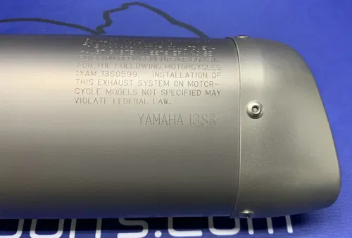 Yamaha Rear Exhaust Muffler YZF-R6 2010-2024 OEM 13S-14753-30-00