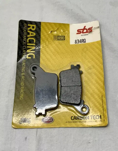 SBS Racing Carbon Tech Race Rear Brake Pads Honda/Kawasaki/Suzuki/Yamaha 834RQ