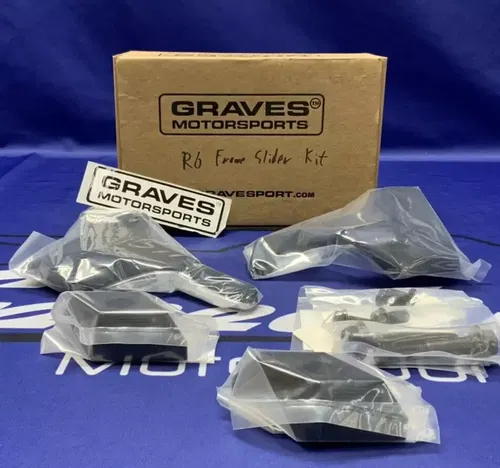 Graves Motorsports Diamond Frame Sliders Yamaha YZF-R6 2017-2020 FSY-17R6-K