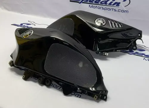 Yamaha Left & Right Fuel Tank Cover Black YZF-R7 2022-25 OEM BEB-24129-00-33