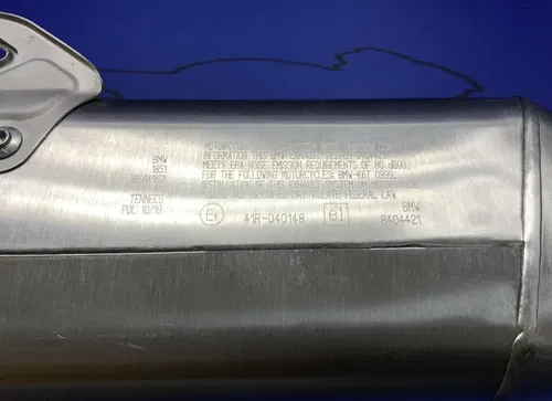 BMW Exhaust Muffler S1000RR 2019-2025 OEM 18518564952