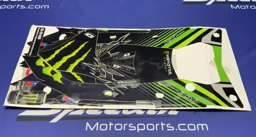 D'COR Visuals Monster Kawasaki Complete Graphic Kit KX250F 2017-2020 20-20-639