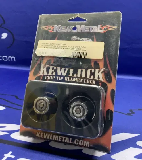 KewlMetal Grip End Helmet Lock Pair KUR-6248