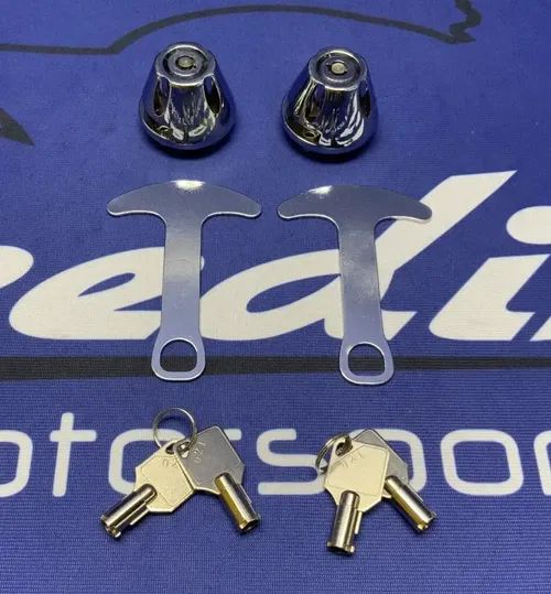 KewlMetal Grip End Helmet Lock Pair KUR-6248