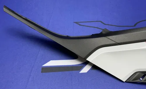 BMW Right Tank Fairing (Black & White) S1000RR 2020-2023 OEM 46638569772