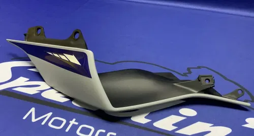 Yamaha Right Tail Fairing (Gray & Blue) YZF-R6 2017-2024 OEM BN6-W2172-50-P5