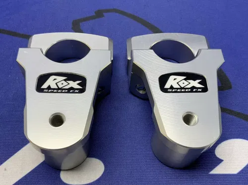 Rox Pivoting Bar Riser 2" Silver BMW R1200GS 2013-2018 1R-P13R-2125