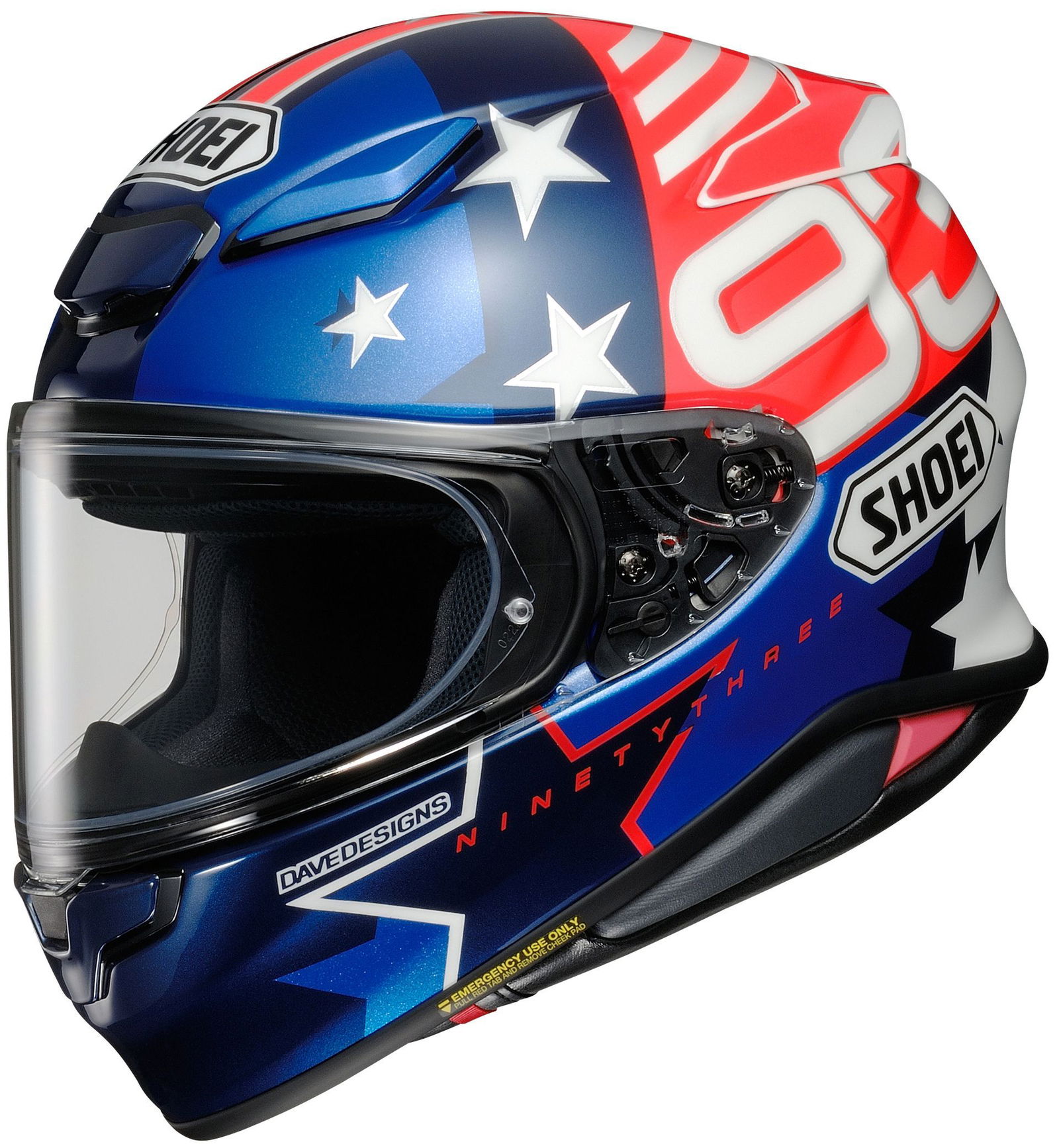 SHOEI RF-1400 MARQ AM.SPIRIT LG