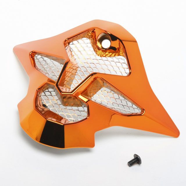 SHOEI VFX-W MOUTHPIECE CHROME ORNG