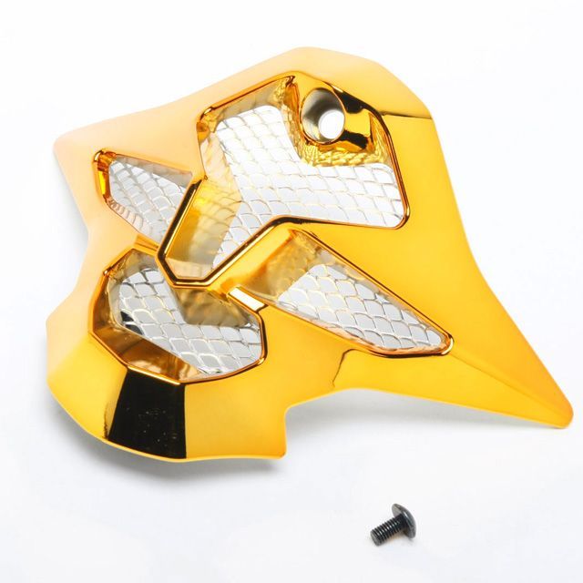 SHOEI VFX-W MOUTHPIECE CHROME GOLD