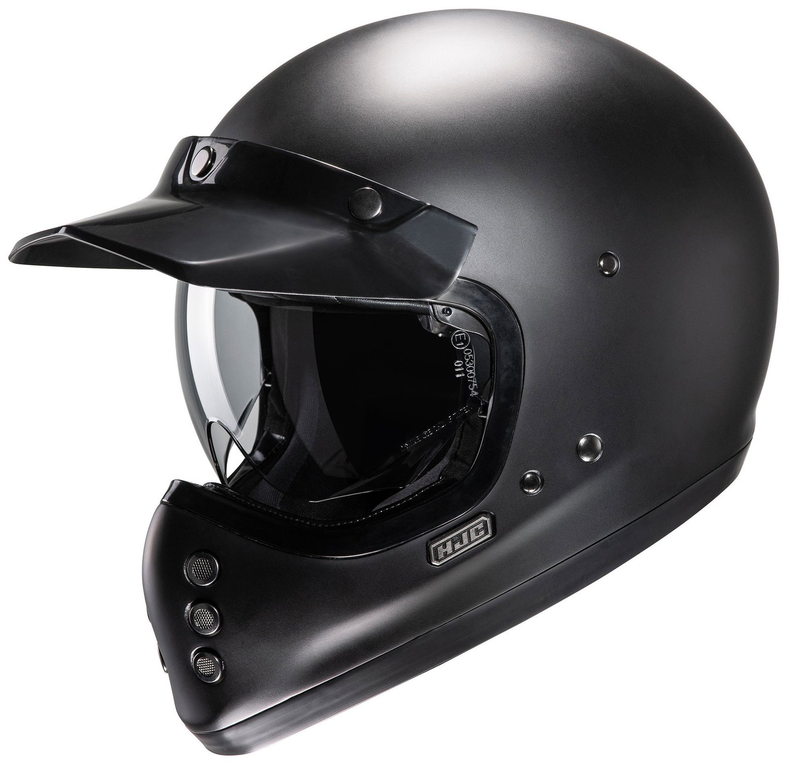 HJC v 60  SEMI FLAT BLACK 