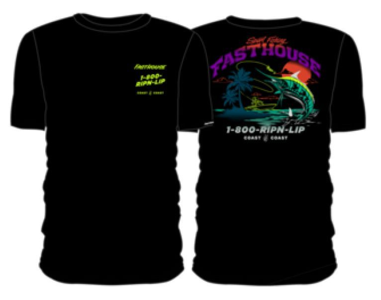 FastHouse PANAMA TEE BLACK MED