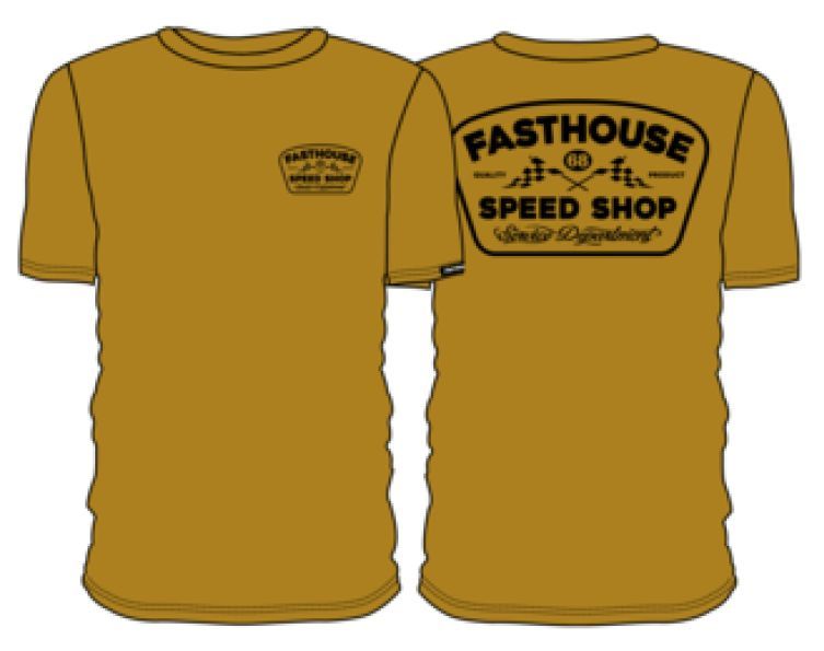 FastHouse WEDGED TEE BLACK 