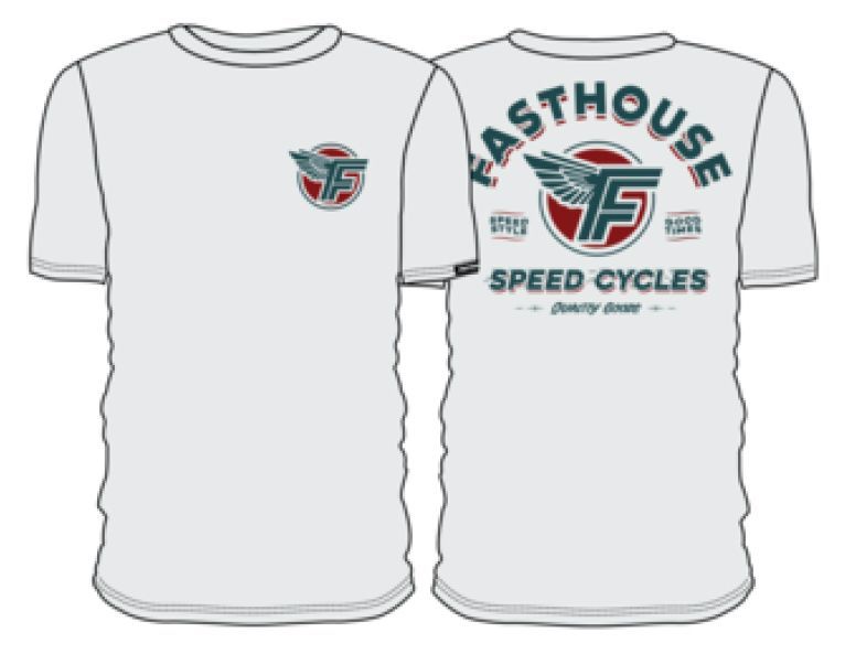FastHouse MALEN TEE WHITE LRG
