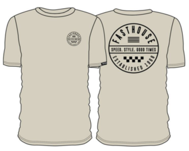 FastHouse STATEMENT TEE GUNMETAL LRG