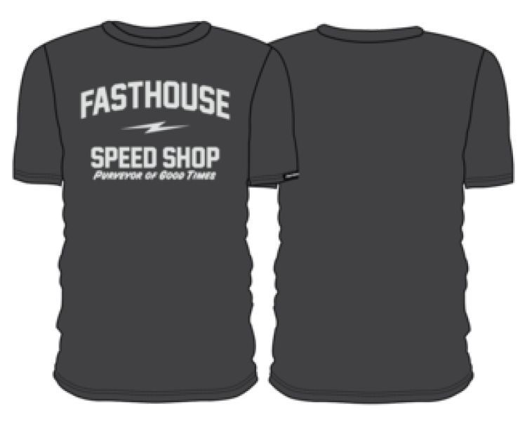 FastHouse PURVEYOR TEE GUNMETAL 3XL
